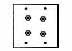 wall plate and 4 phono jacks